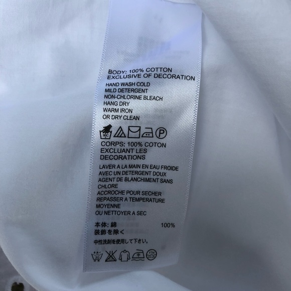 Cotton Tommy Bahama White sleeveless Top unused - Picture 6 of 6